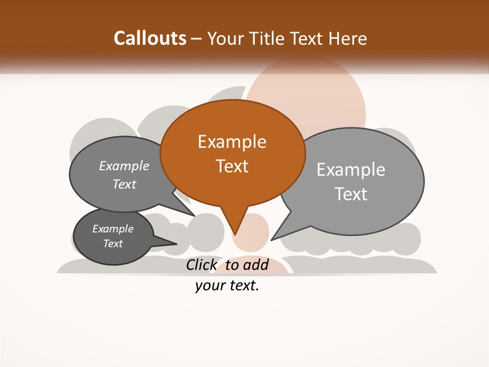 A Group Of People With Speech Bubbles On A White Background PowerPoint Template