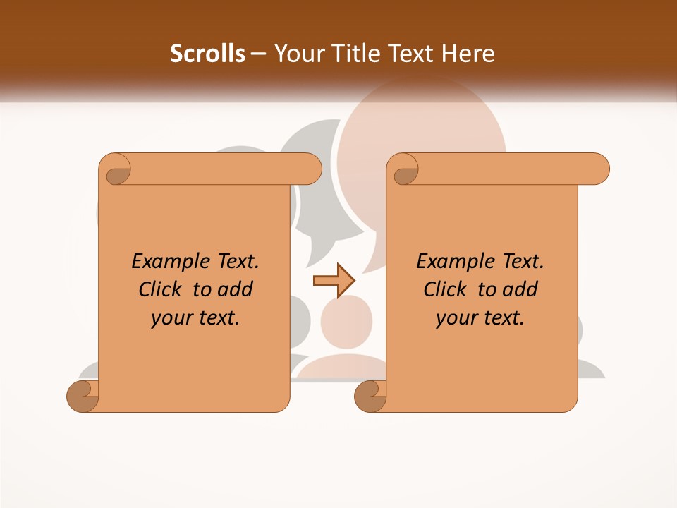 A Group Of People With Speech Bubbles On A White Background PowerPoint Template