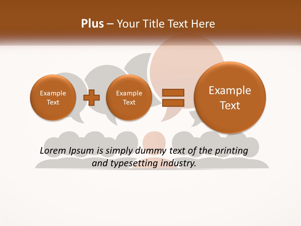 A Group Of People With Speech Bubbles On A White Background PowerPoint Template