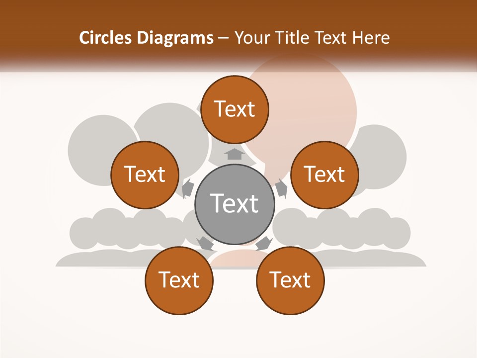 A Group Of People With Speech Bubbles On A White Background PowerPoint Template