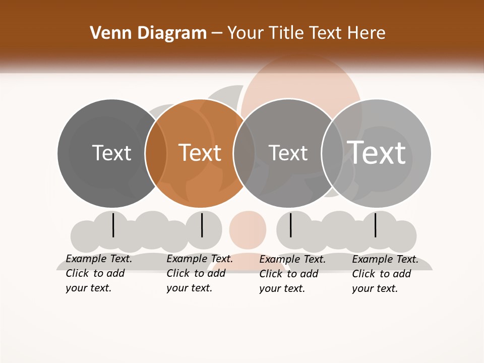 A Group Of People With Speech Bubbles On A White Background PowerPoint Template