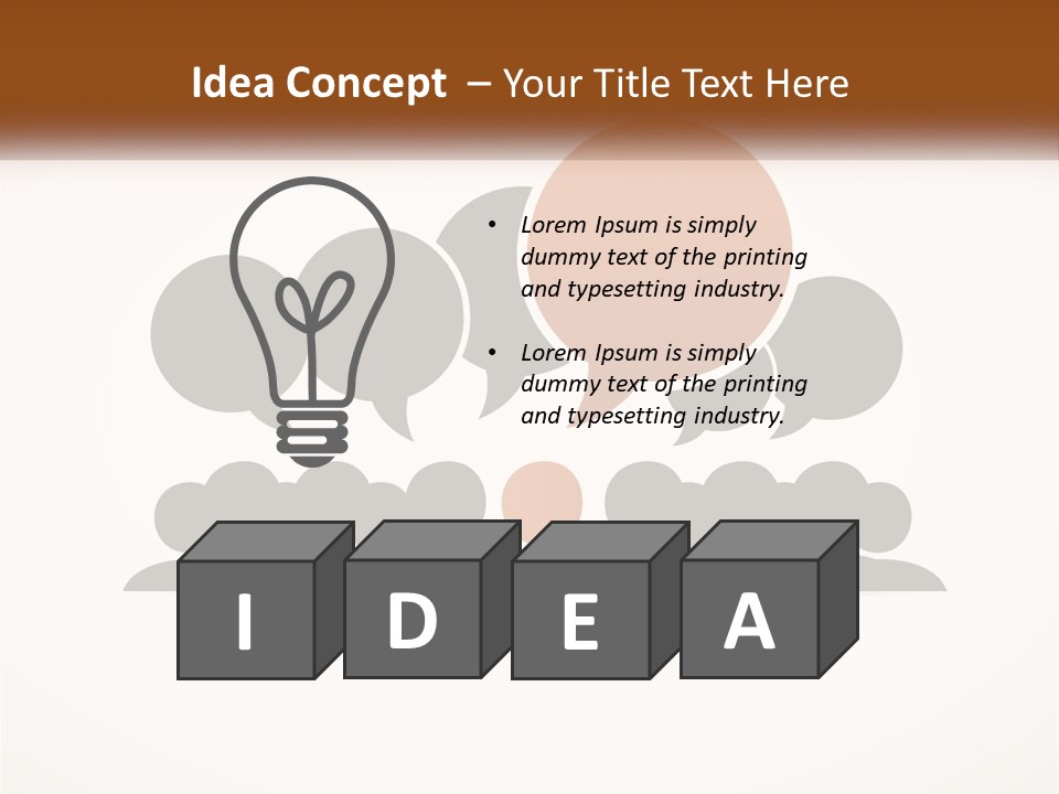 A Group Of People With Speech Bubbles On A White Background PowerPoint Template