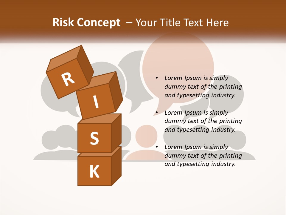 A Group Of People With Speech Bubbles On A White Background PowerPoint Template