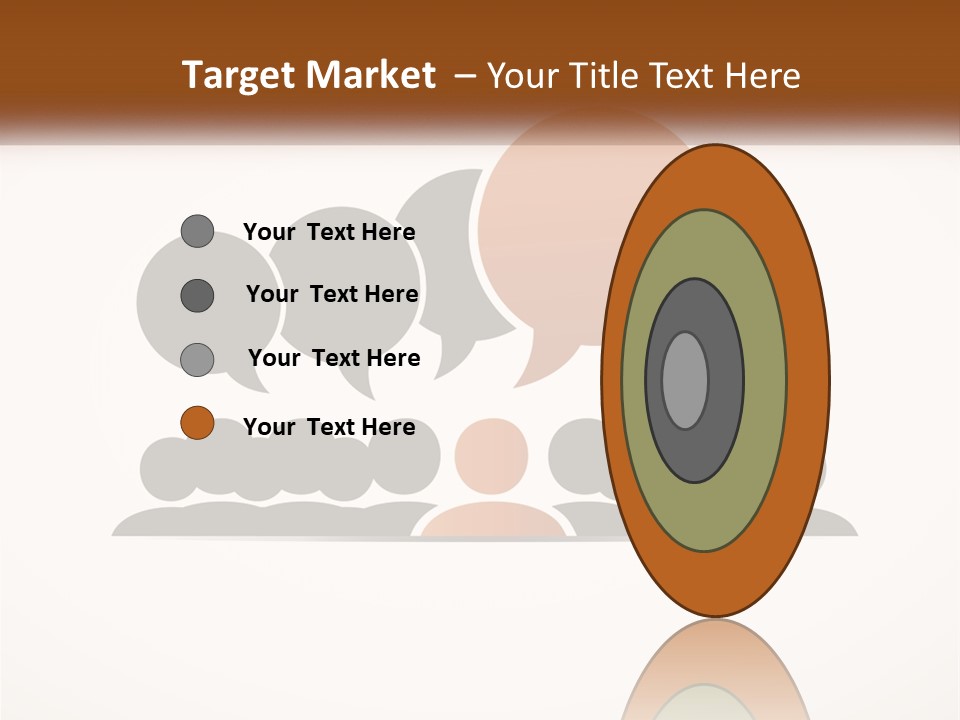 A Group Of People With Speech Bubbles On A White Background PowerPoint Template