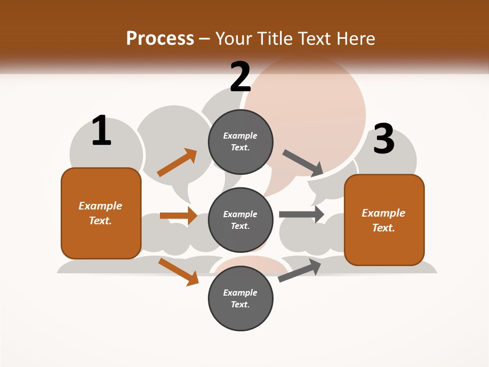 A Group Of People With Speech Bubbles On A White Background PowerPoint Template