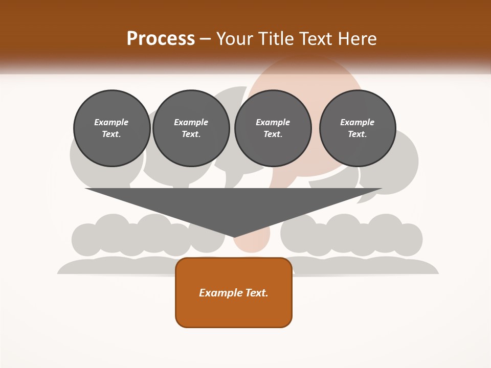 A Group Of People With Speech Bubbles On A White Background PowerPoint Template