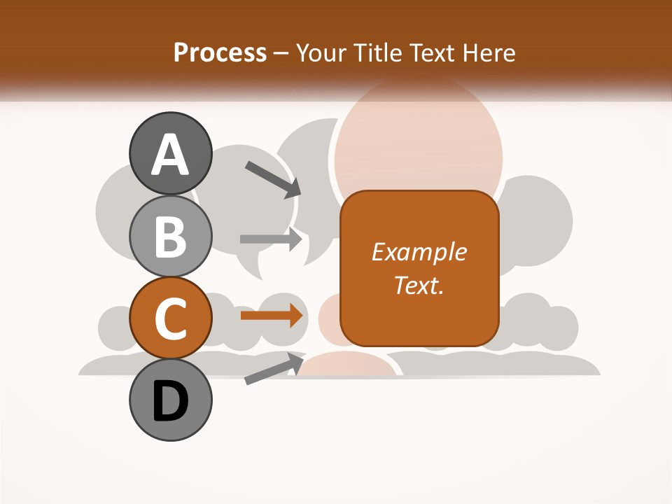 A Group Of People With Speech Bubbles On A White Background PowerPoint Template