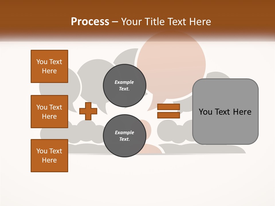 A Group Of People With Speech Bubbles On A White Background PowerPoint Template