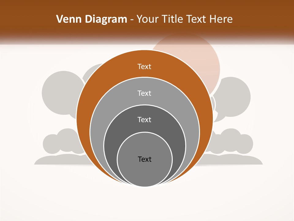 A Group Of People With Speech Bubbles On A White Background PowerPoint Template