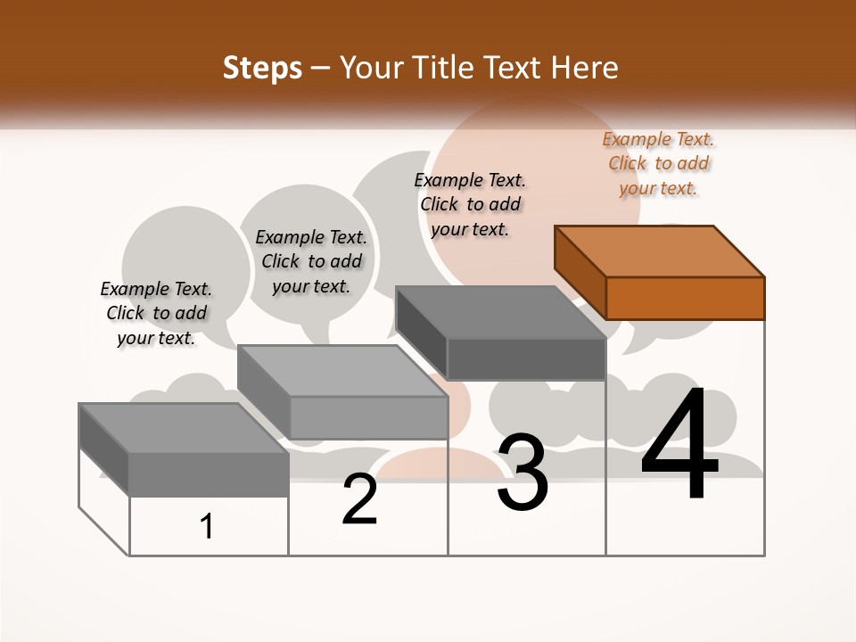 A Group Of People With Speech Bubbles On A White Background PowerPoint Template