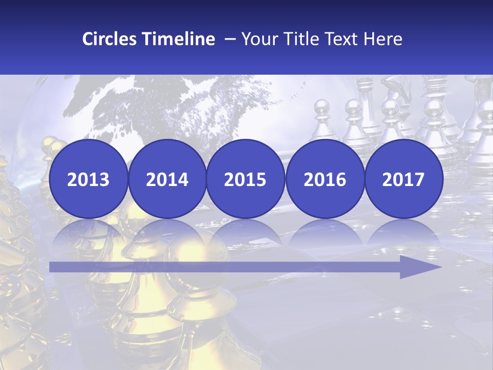 A Group Of Chess Pieces With A World Map In The Background PowerPoint Template