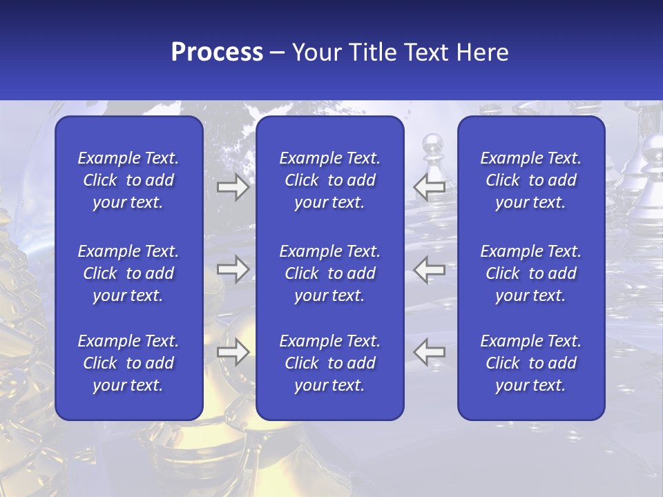 A Group Of Chess Pieces With A World Map In The Background PowerPoint Template
