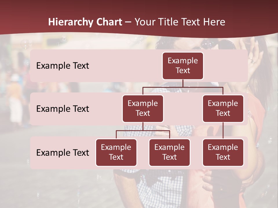 A Man And Woman Are Kissing In Front Of A Crowd Of People PowerPoint Template