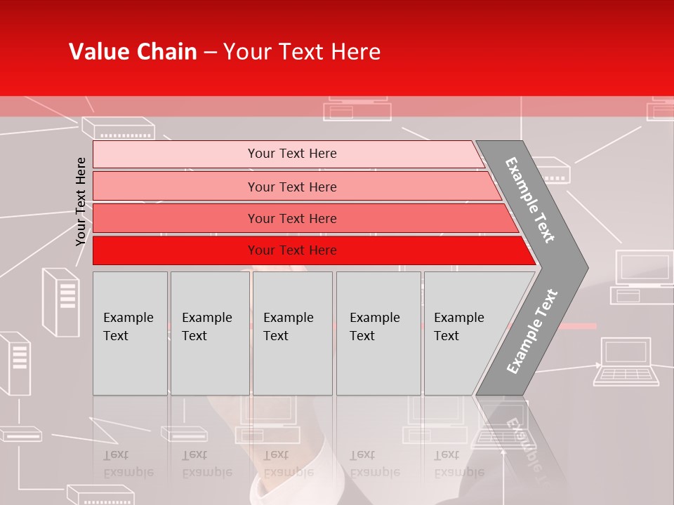 A Man Writing On A Screen With A Marker PowerPoint Template