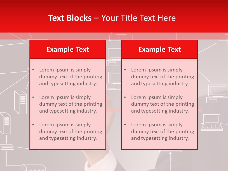 A Man Writing On A Screen With A Marker PowerPoint Template