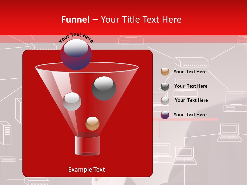 A Man Writing On A Screen With A Marker PowerPoint Template