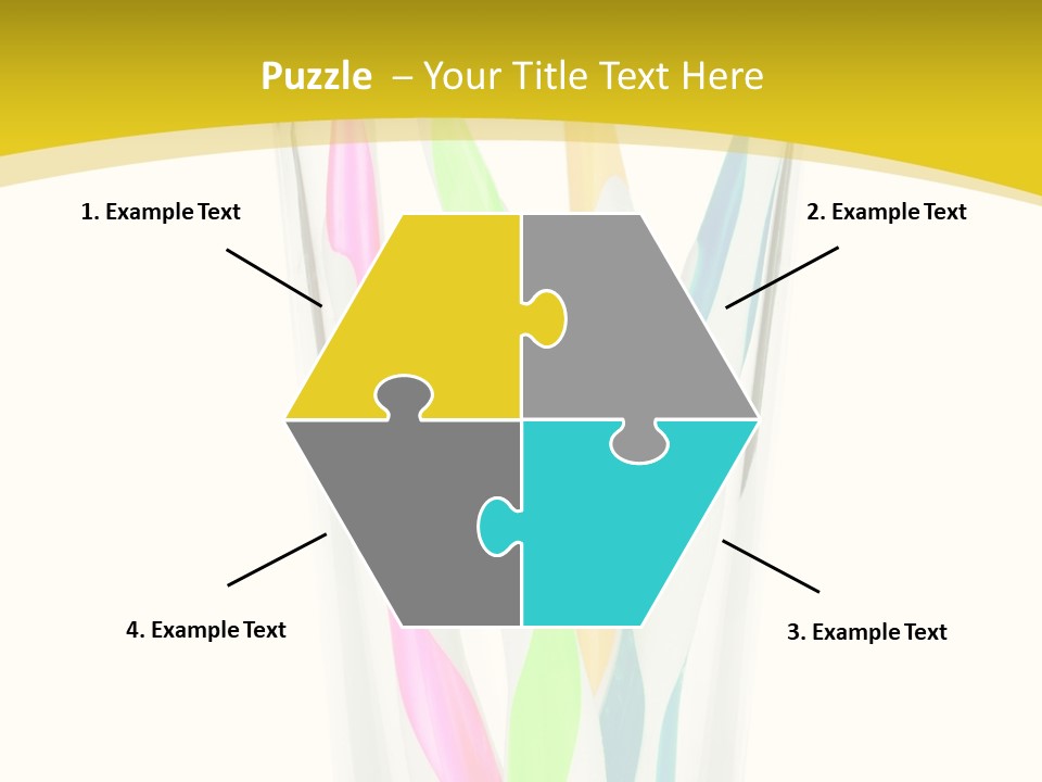 A Group Of Colorful Toothbrushes In A Glass Of Water PowerPoint Template
