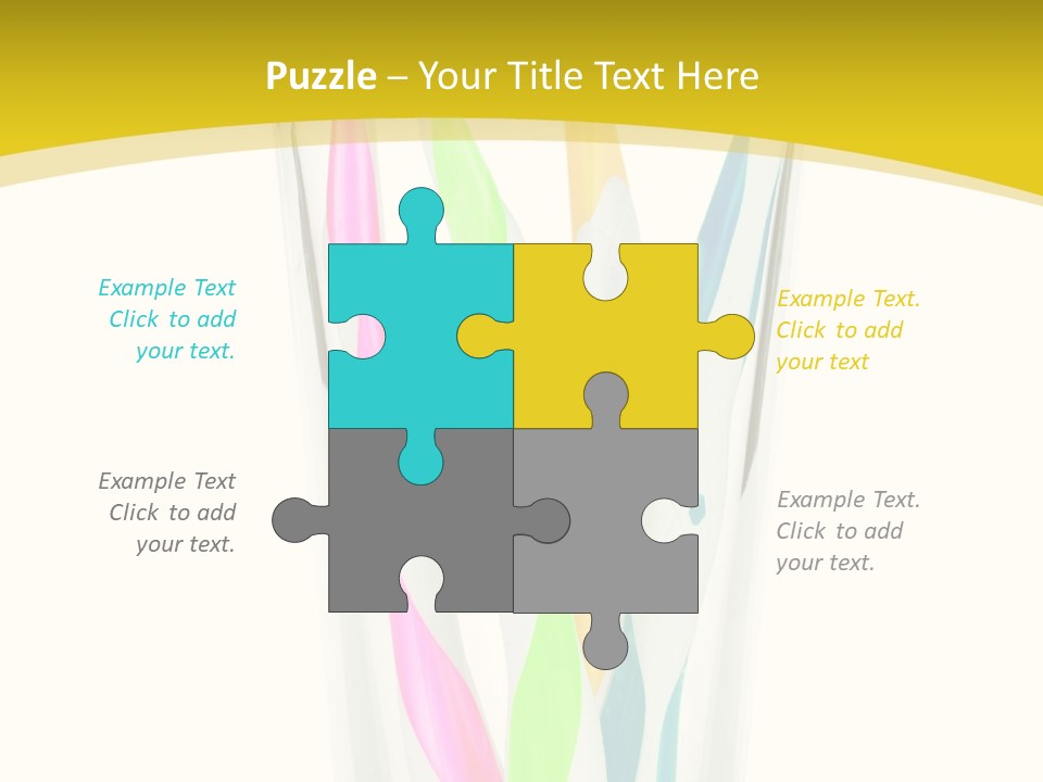 A Group Of Colorful Toothbrushes In A Glass Of Water PowerPoint Template