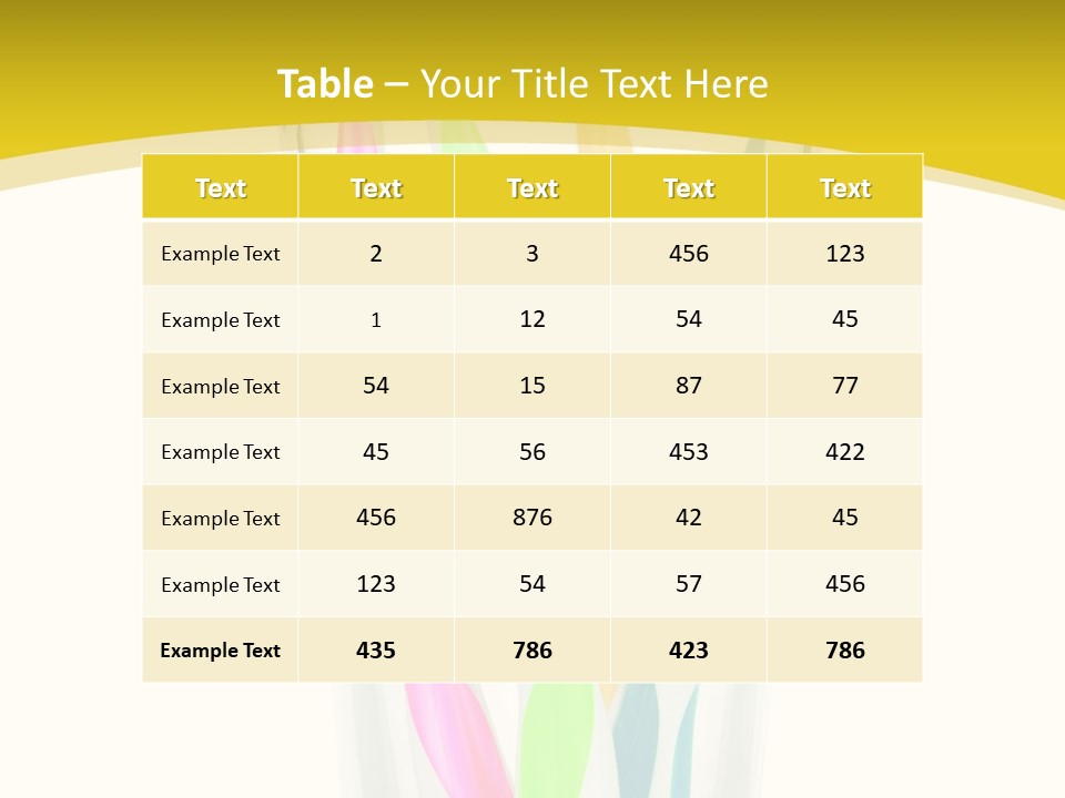 A Group Of Colorful Toothbrushes In A Glass Of Water PowerPoint Template