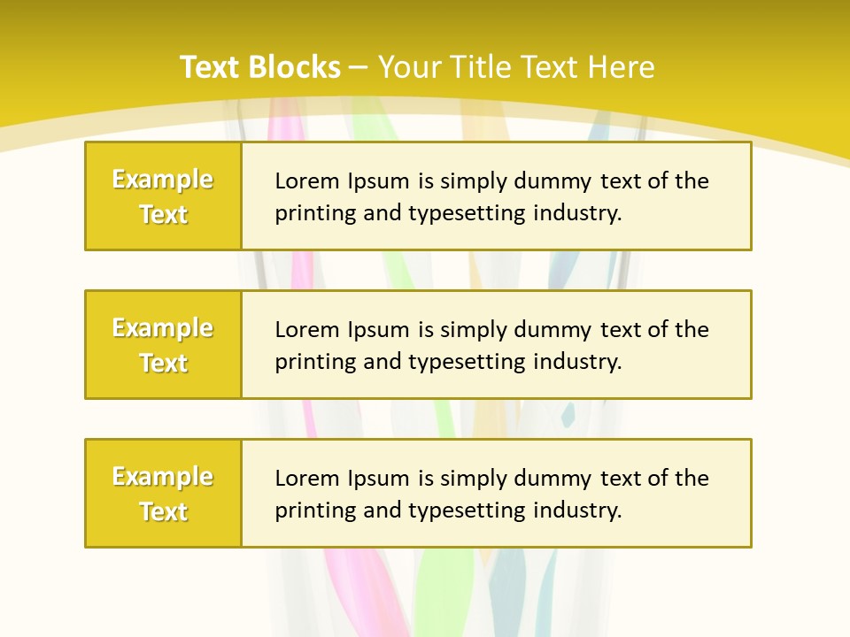 A Group Of Colorful Toothbrushes In A Glass Of Water PowerPoint Template