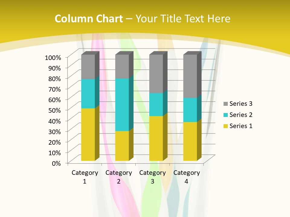A Group Of Colorful Toothbrushes In A Glass Of Water PowerPoint Template