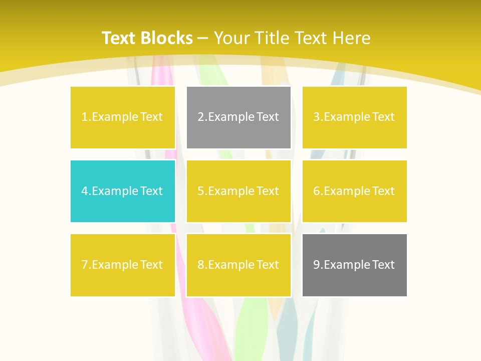 A Group Of Colorful Toothbrushes In A Glass Of Water PowerPoint Template