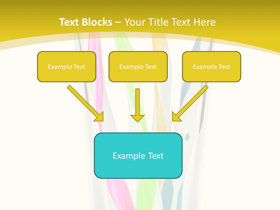 A Group Of Colorful Toothbrushes In A Glass Of Water PowerPoint Template