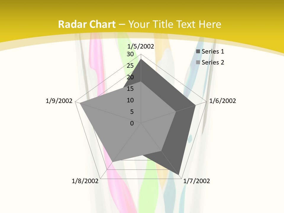 A Group Of Colorful Toothbrushes In A Glass Of Water PowerPoint Template