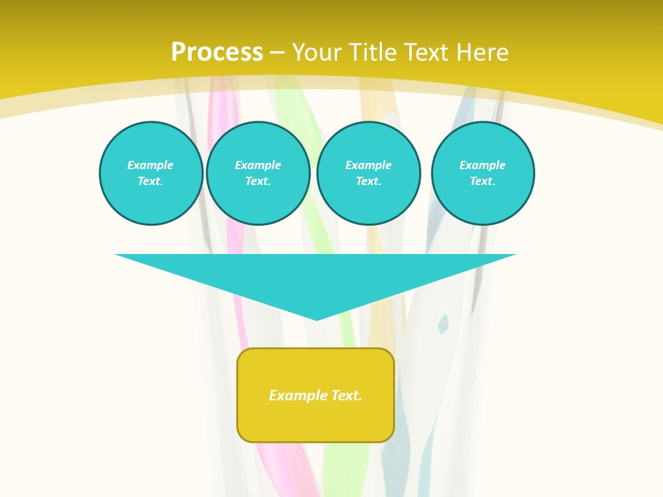 A Group Of Colorful Toothbrushes In A Glass Of Water PowerPoint Template