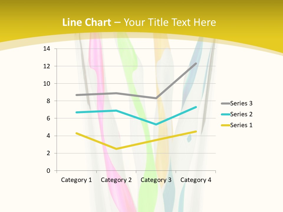 A Group Of Colorful Toothbrushes In A Glass Of Water PowerPoint Template