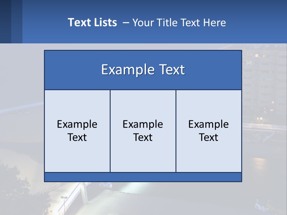 A Bridge Over A Body Of Water At Night PowerPoint Template