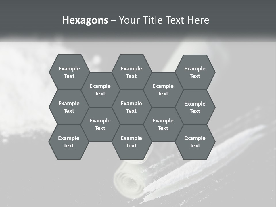 A Black And White Photo Of A Tube Of Toothpaste PowerPoint Template