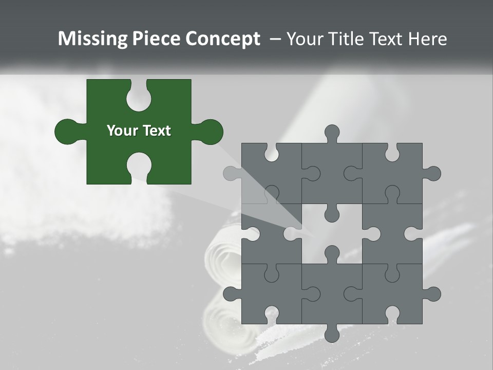 A Black And White Photo Of A Tube Of Toothpaste PowerPoint Template