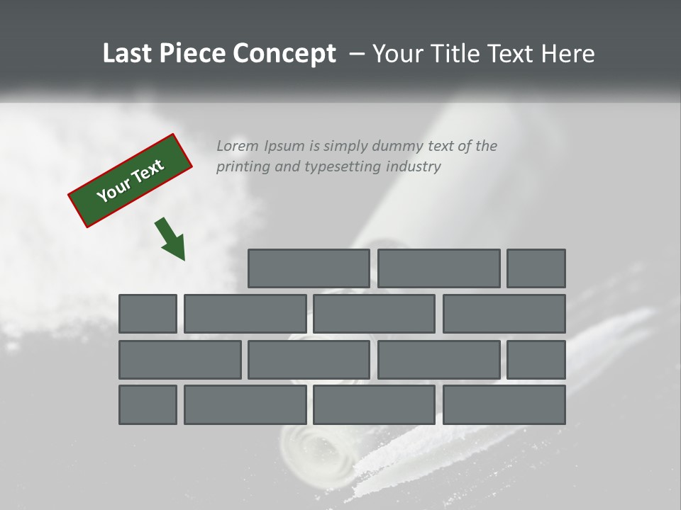 A Black And White Photo Of A Tube Of Toothpaste PowerPoint Template