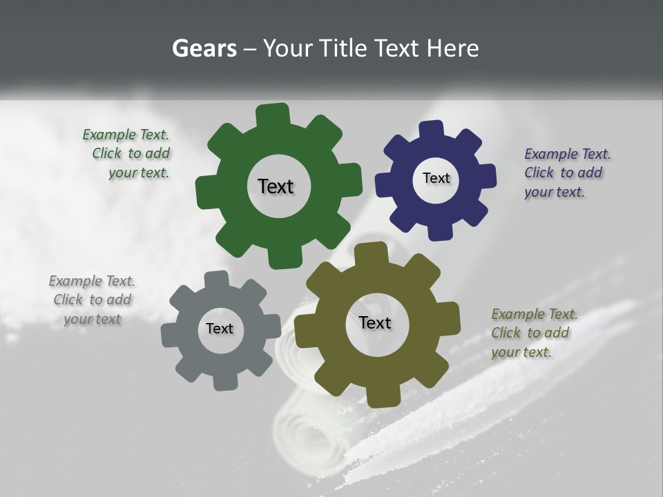 A Black And White Photo Of A Tube Of Toothpaste PowerPoint Template