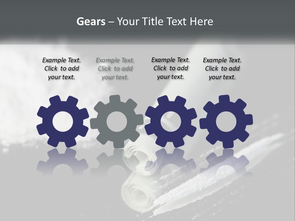 A Black And White Photo Of A Tube Of Toothpaste PowerPoint Template