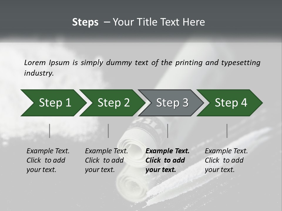 A Black And White Photo Of A Tube Of Toothpaste PowerPoint Template