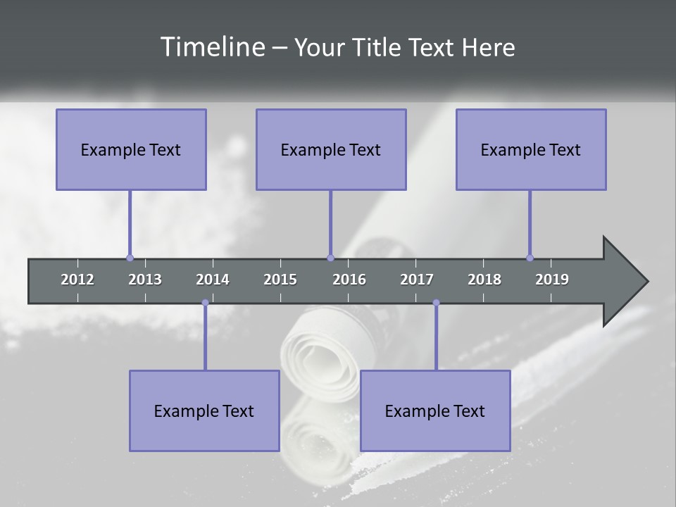 A Black And White Photo Of A Tube Of Toothpaste PowerPoint Template
