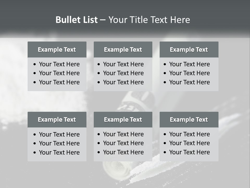 A Black And White Photo Of A Tube Of Toothpaste PowerPoint Template