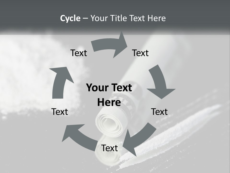 A Black And White Photo Of A Tube Of Toothpaste PowerPoint Template