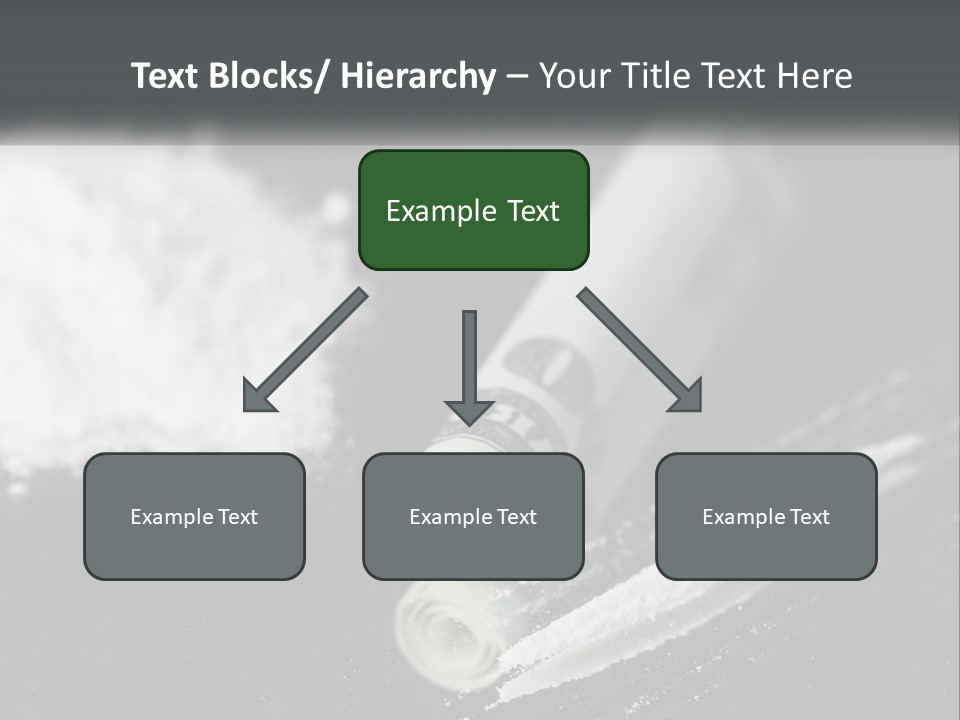 A Black And White Photo Of A Tube Of Toothpaste PowerPoint Template