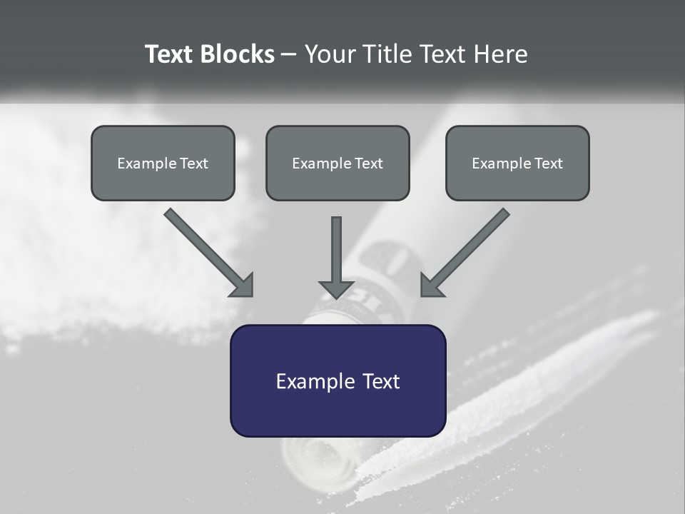 A Black And White Photo Of A Tube Of Toothpaste PowerPoint Template