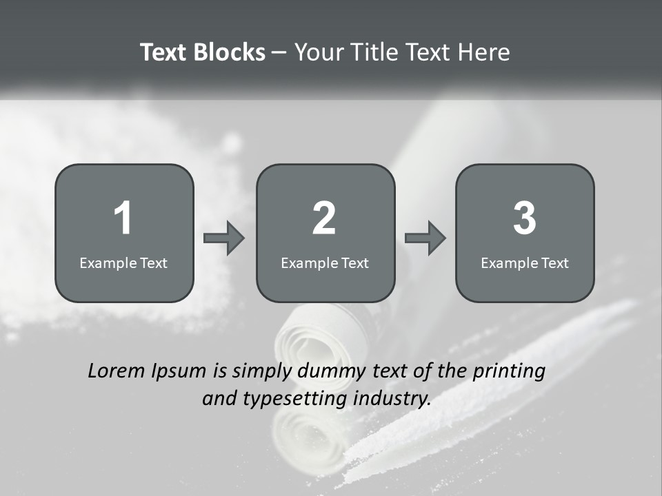 A Black And White Photo Of A Tube Of Toothpaste PowerPoint Template