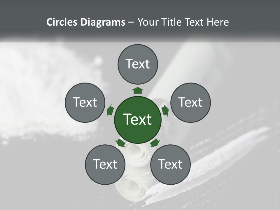 A Black And White Photo Of A Tube Of Toothpaste PowerPoint Template