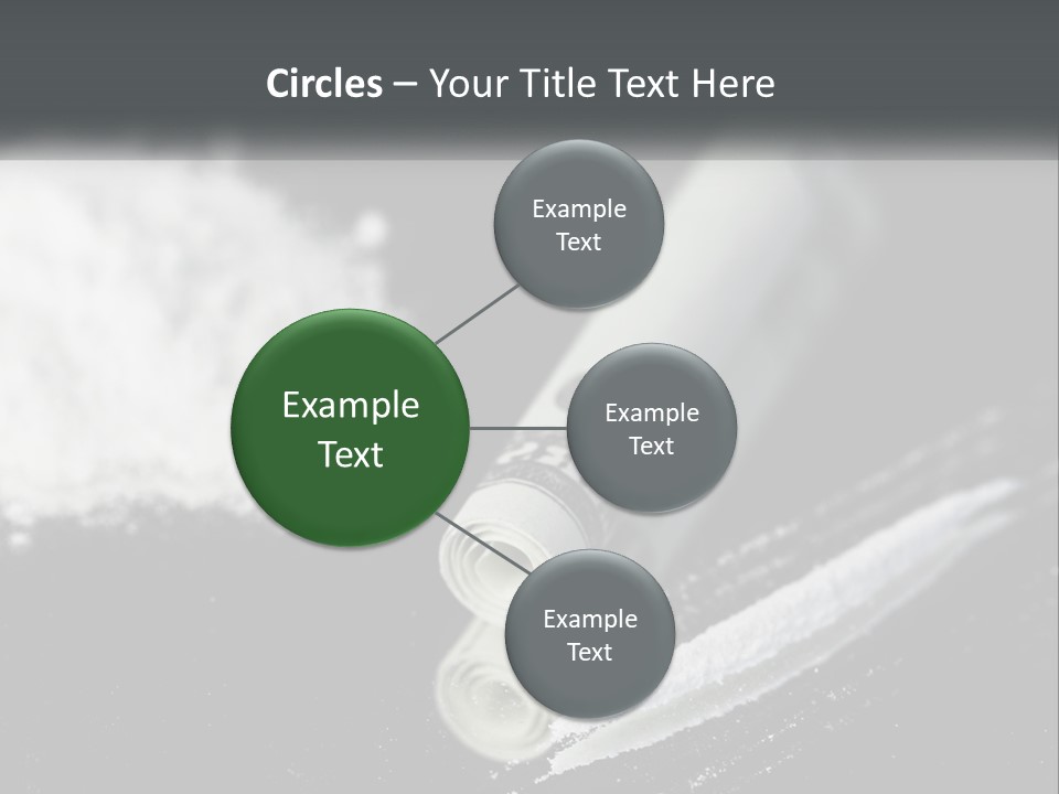 A Black And White Photo Of A Tube Of Toothpaste PowerPoint Template
