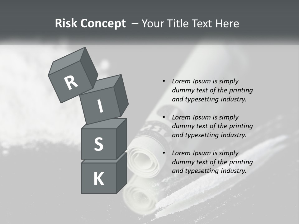 A Black And White Photo Of A Tube Of Toothpaste PowerPoint Template