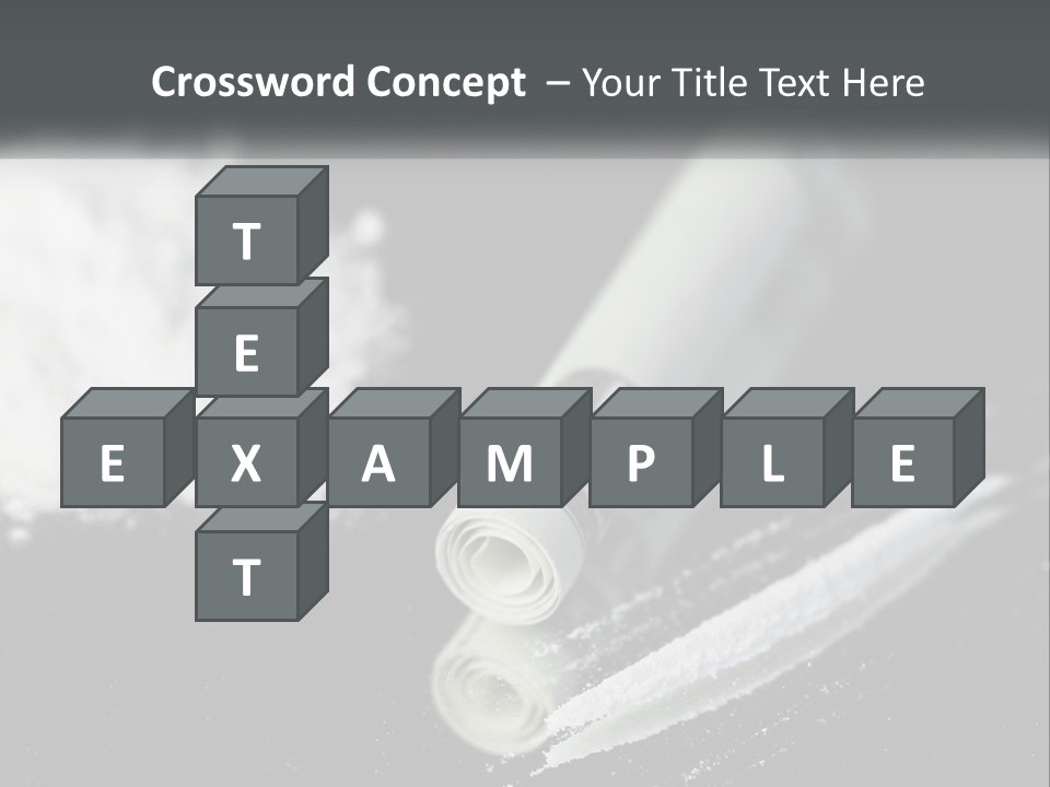 A Black And White Photo Of A Tube Of Toothpaste PowerPoint Template