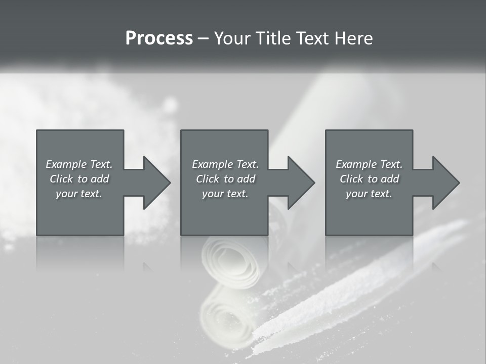 A Black And White Photo Of A Tube Of Toothpaste PowerPoint Template