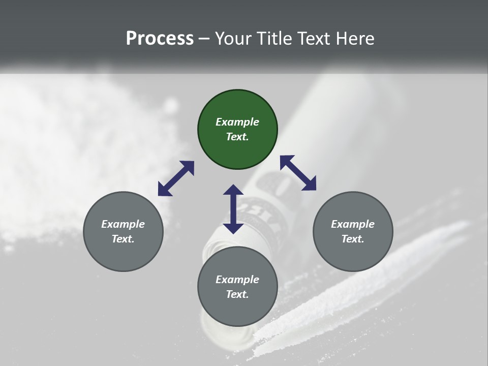 A Black And White Photo Of A Tube Of Toothpaste PowerPoint Template