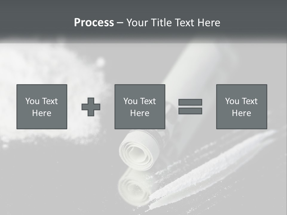 A Black And White Photo Of A Tube Of Toothpaste PowerPoint Template